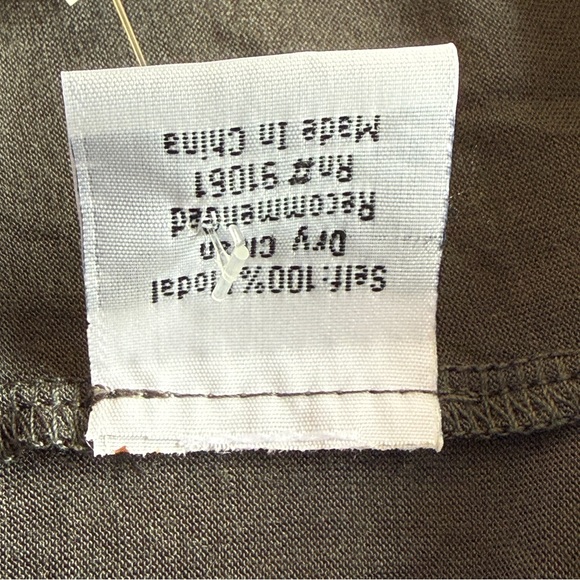 BIYA Johnny Was Animal Print Modal Tunic Blouse Gray Oversized Scoop Neck S NWT - Picture 6 of 10